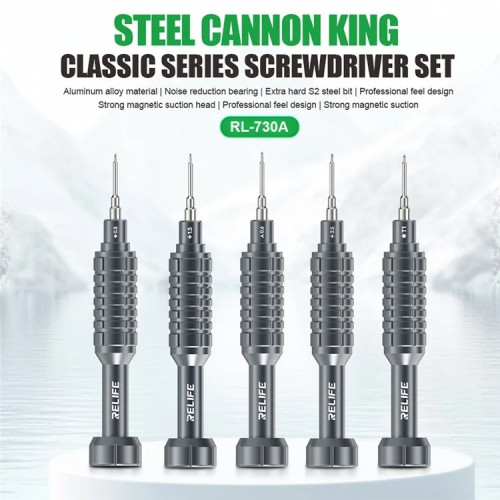 Relife RL-730A Steel King Classic Series Screwdriver Set
