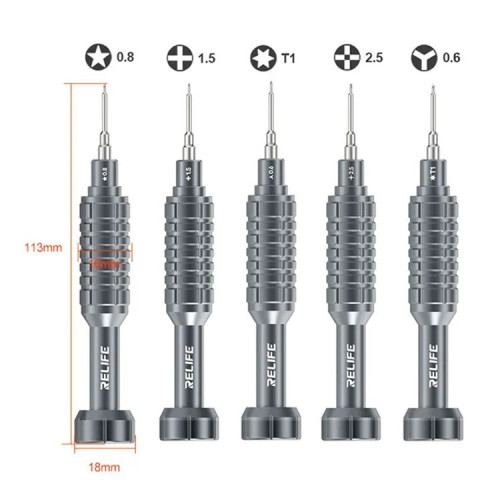 Relife RL-730A Steel King Classic Series Screwdriver Set