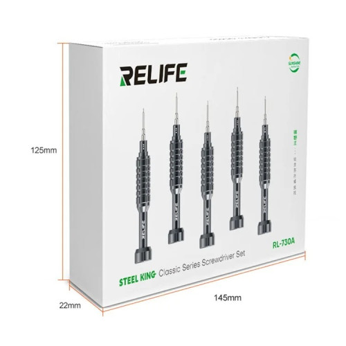 Relife RL-730A Steel King Classic Series Screwdriver Set