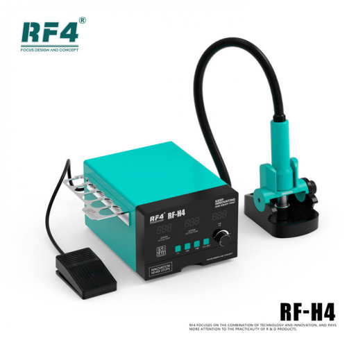 RF4 RF-H4 Lead-free ESD BGA Hot Air Soldering Rework Station (1200W)RF4 RF-H4 Lead-free ESD BGA Hot Air Soldering Rework Station (1200W)