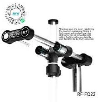 RF4 RF-FO22 360° Rotation Adjustable Universal Double Arm Microscope Bracket