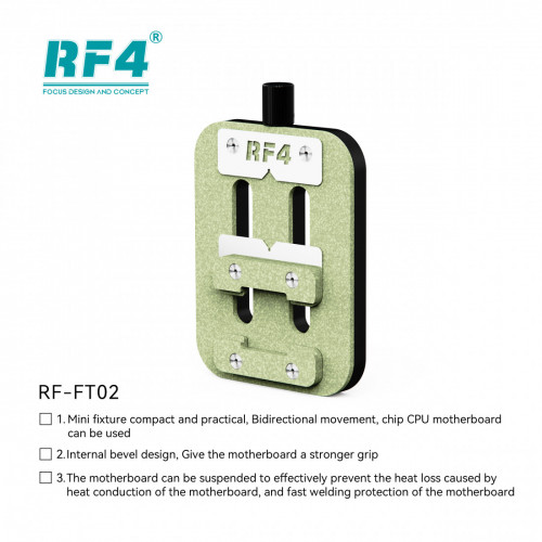 RF4 RF-FT02 Multi-function Mini Motherboard Chip Repair Fixture with Suspension Function