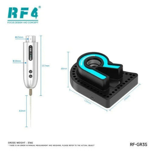 RF4 RF-GR3S Multi-functional Rechargeable Strong Electric Glue Remover