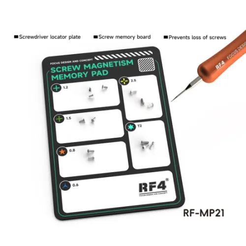 RF4 RF-6558 Pro 6.5-58X Trinocular Stereo Microscope with Big Base & Silicone Pad & Screw Pad