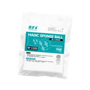 RF4 CS05 White High Density High Temperature Residue Free Strong Decontamination Cleaning Sponge for Mobile Phones Chips