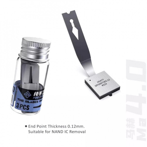 18 Kinds Fae-Train Ma 4.0 Hand Made Pry IC Chip BGA Glue Removing Blades 3 Pcs