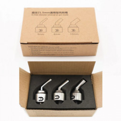 Sugon 45 Degree Curved Nozzle Set 5mm/8mm/10mm for 8650/ 8630/8610DX-PRO Hot Air Soldering Station Sugon 45 Degree Curved Nozzle Set 5mm/8mm/10mm for 8650/ 8630/8610DX-PRO Hot Air Soldering Station
