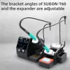 SUGON T60 + Tj8 Soldering Station Double Station Welding Rework Station Compatible with 115 210 245 Handle For BGA PCB Repair Tools