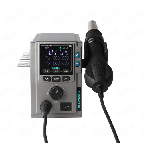 SUGON 2026 700W Hot Air Gun Soldering Station Fast Desoldering Digital Display Smart BGA Rework Station