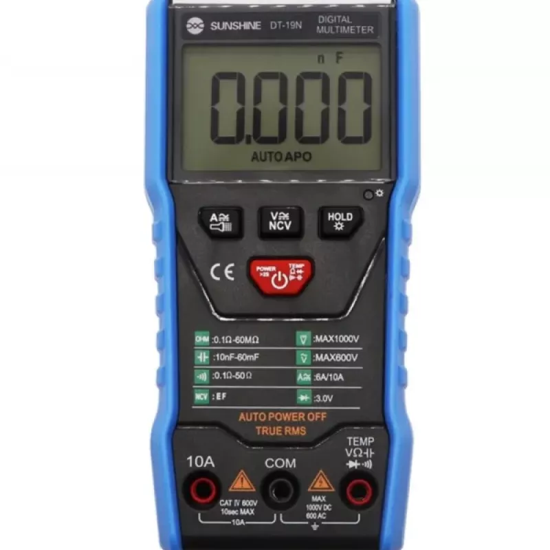 SUNSHINE DT-19N AUTORANGE MINI DIGITAL MULTIMETER