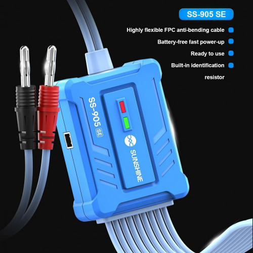 Sunshine SS-905 SE iPhone Series Power Cable for iPhone 6G to 16Pro Max / SE2