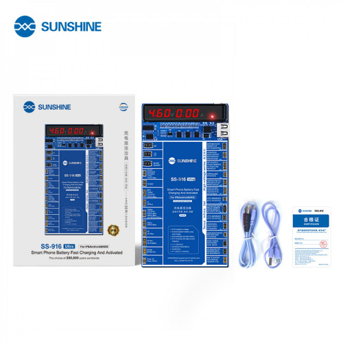 Sunshine SS-916 Ultra V2.0 Digital Display Charging Activation Board for iPhone 6 to 16Pro Max & Android