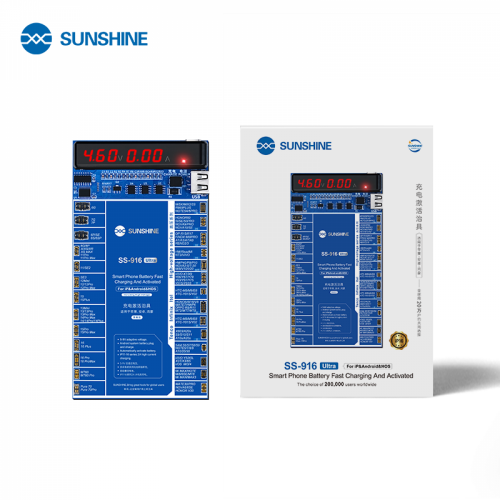 Sunshine SS-916 Ultra V2.0 Digital Display Charging Activation Board for iPhone 6 to 16Pro Max & Android