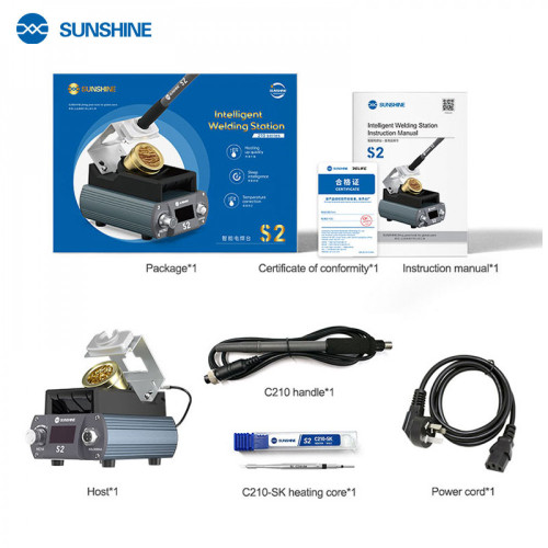 SUNSHINE S2 Smart Soldering Station For 210 110V/220V