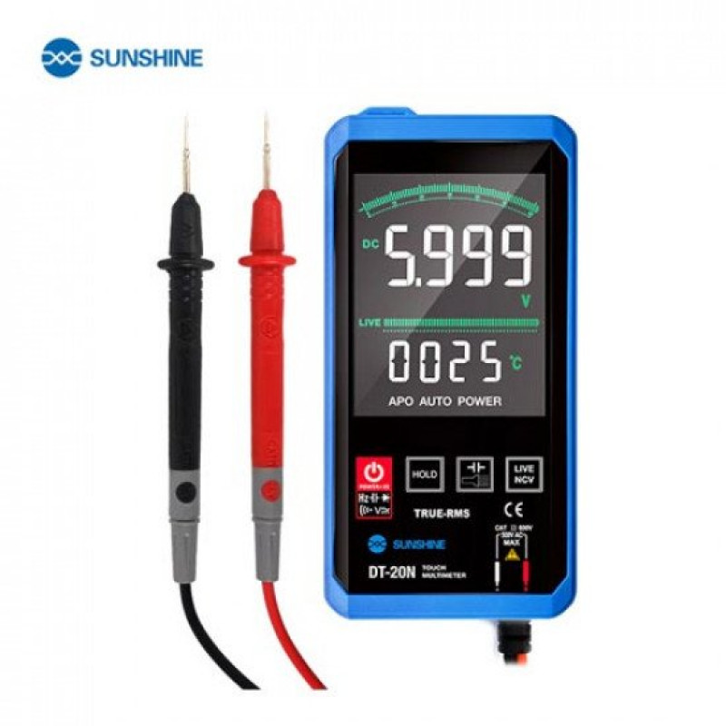 SUNSHINE DT-20N MULTIMETER DIGITAL TOUCH SCREEN AC DC VOLTAGE TESTER