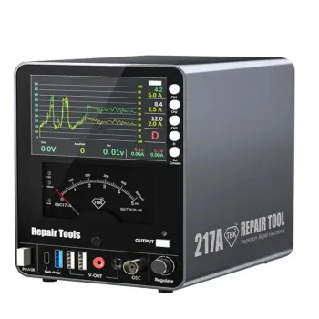 TBK 217A 30V / 5A 3-Channel Storage Curved DC Regulated Power Supply with Hyperbola Display