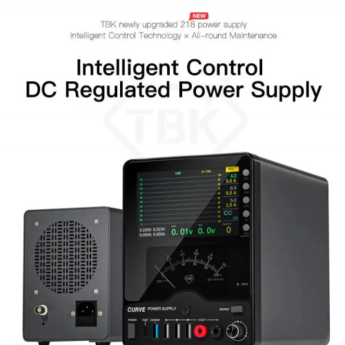 TBK-218 30V / 10A Intelligent Control Curved DC Regulated Power Supply with Pointer Meter