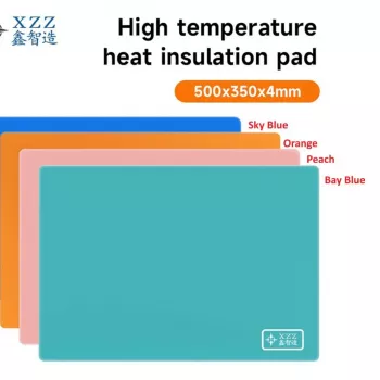 XZZ High Temperature Heat Insulation Silicone Pad 500mm X 350mm Resistance Work Mat
