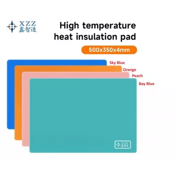 XZZ High Temperature Heat Insulation Silicone Pad 500mm X 350mm Resistance Work Mat