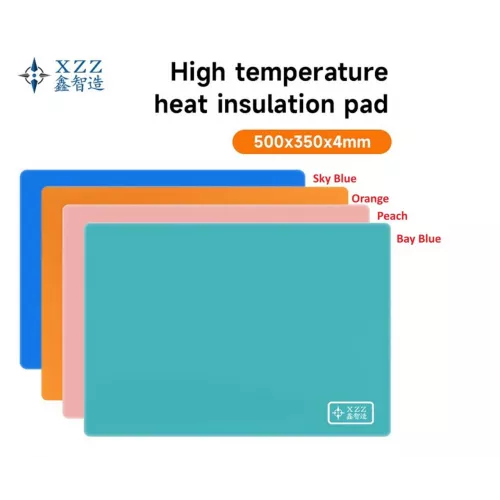 XZZ High Temperature Heat Insulation Silicone Pad 500mm X 350mm Resistance Work Mat