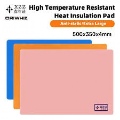 XZZ High Temperature Heat Insulation Silicone Pad 500mm X 350mm Resistance Work Mat