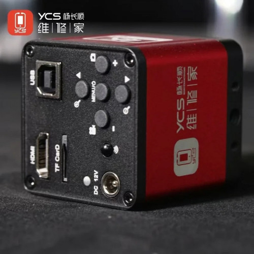 YCS 4K HD Microscope Camera for Mobile Phone Motherboard Repair and Inspection
