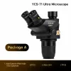 YCS 71 Ultra Package A Trinocular Macroscopic Co-visual Stereo Microscope Set for Soldering Repair