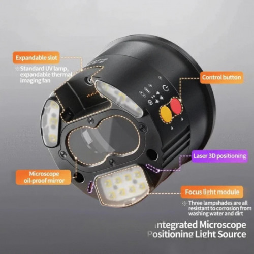 YCS Integrated Microscope Positioning Light UV Curing Lamp