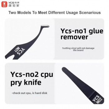 YCS NO 2 Series Pry & Degumming Knife for Motherboard CPU Chip BGA Repair