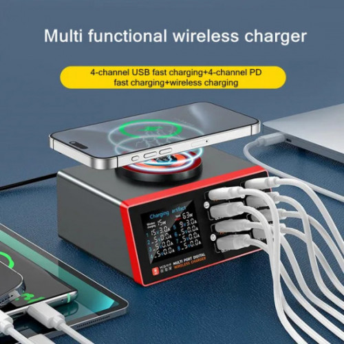 YCS S600 Multi 8 Port USB Charger