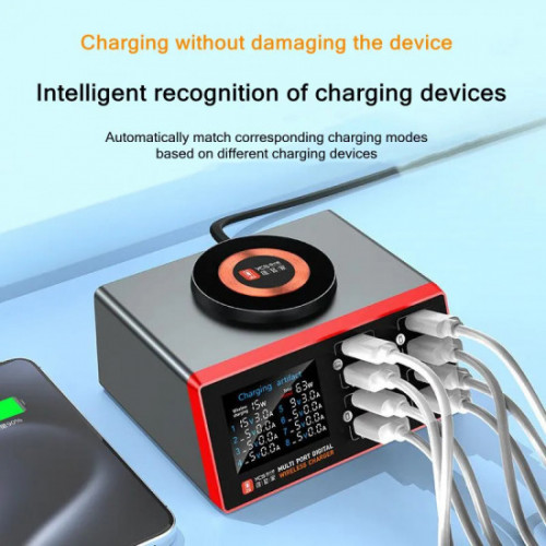 YCS S600 Multi 8 Port USB Charger