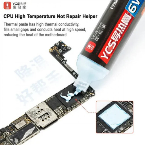 YCS 4W-50g Thermal Paste CPU Cooling Paste For Mobile Phones Laptop Repair Flux Paste 50G