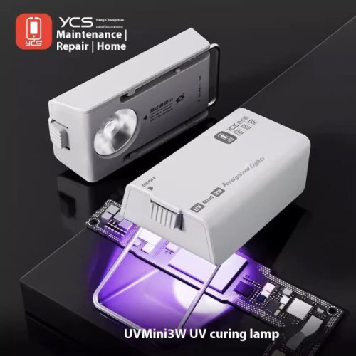 YCS 3W Portable UV Green Oil Fast Curing Lamp Built in Battery