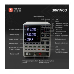 YCS 3061VCO 30V 6A Power Supply YCS 3061VCO 30V 6A Power Supply