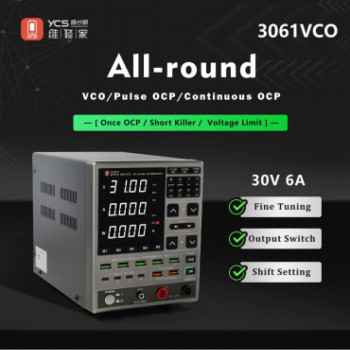 YCS 3061VCO 30V / 6A Adjustable Digital Display DC Power Supply with OCP Protection