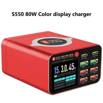 YCS-S550 Multi 8 Port USB Wireless Charger