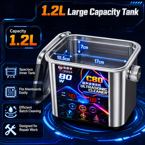 JTX C80 220V High Power Ultrasonic Cleaner