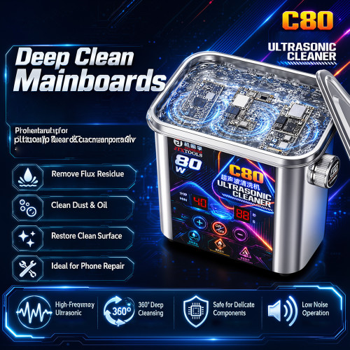JTX C80 220V High Power Ultrasonic Cleaner