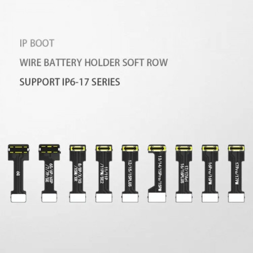 JTX BL-03 Power Cable Battery Soft FPC Connector Supports iPhone 6 to 17 Series