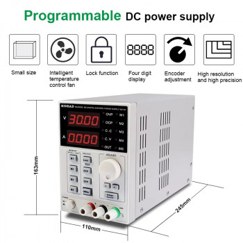KORAD PROGRAMMABLE DC POWER SUPPLY KA3005D ( 30V~5A ) KORAD PROGRAMMABLE DC POWER SUPPLY KA3005D ( 30V~5A )