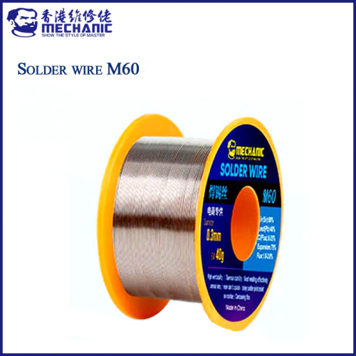 MECHANIC Soldering Wire Welding BGA Repair ToolsRosin Core Solder Tin Wire 40g 0.3/0.4/0.5/0.6mm Low Melting Point